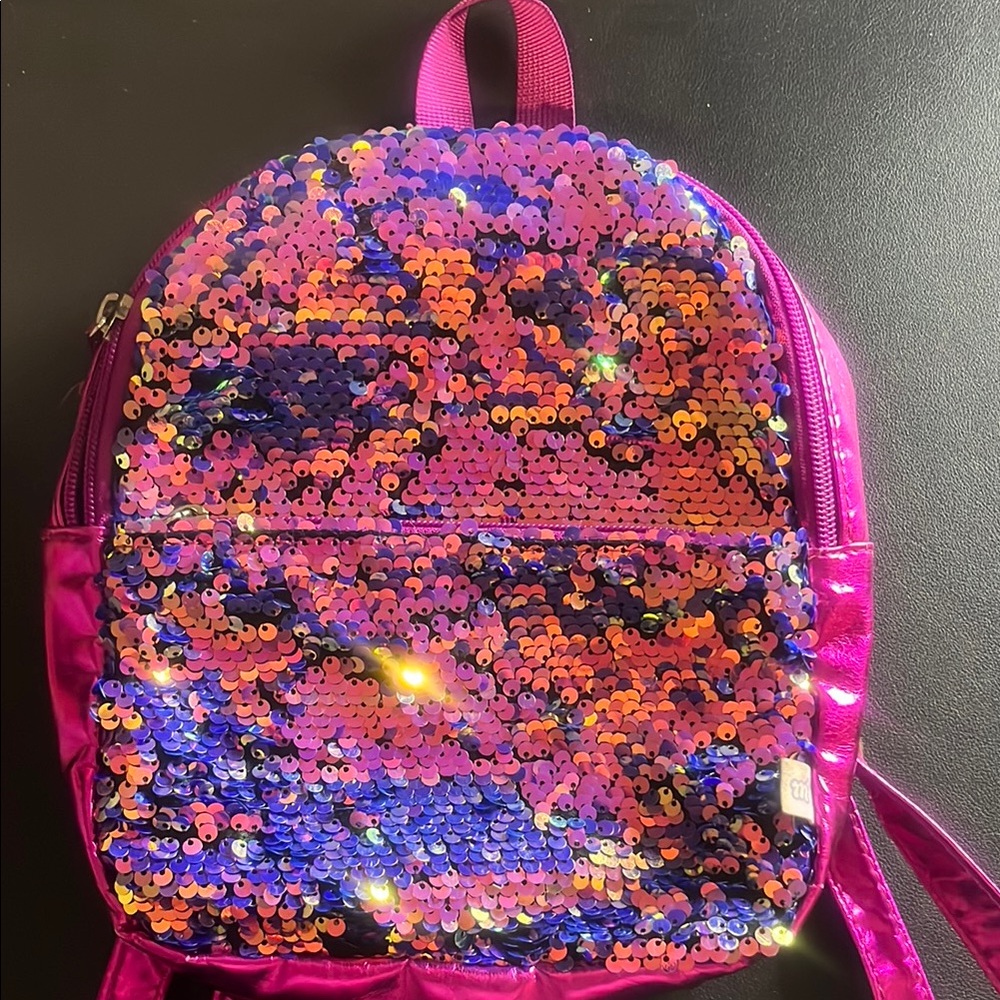 Pink and Purple Sequin Bag